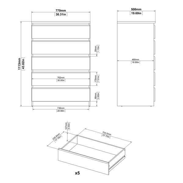 Dimensions du produit