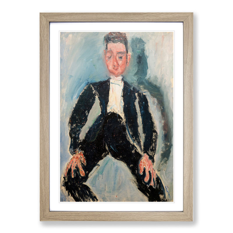Garon Dhonneur by Chaim Soutine - Framed Print, 36cm H x 27cm W x 2cm D, Oak Framed