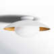 Jason Single Light Glass Flush Mount