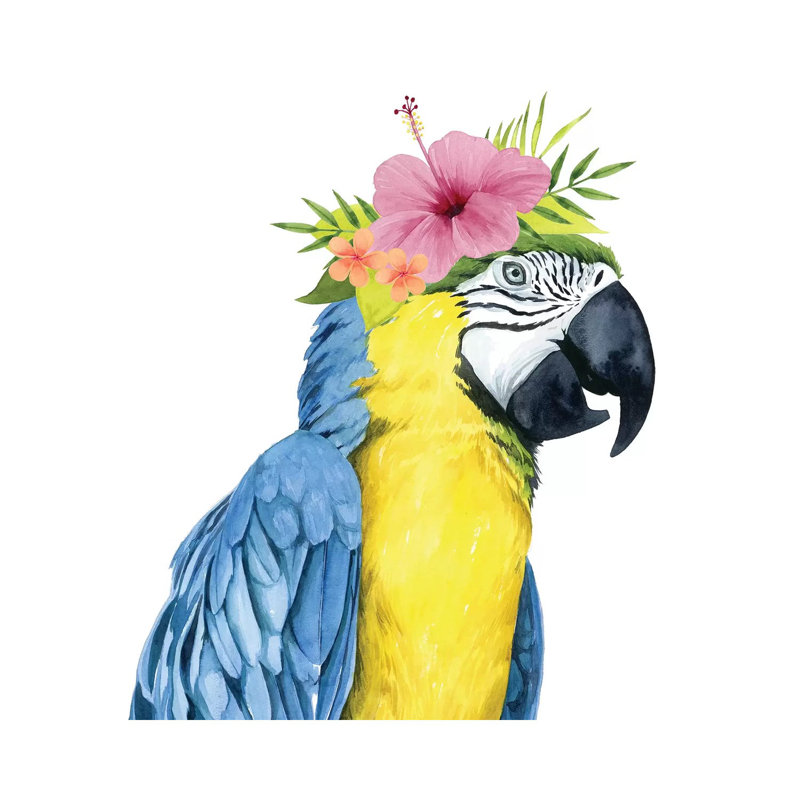 Tropical Halo II by Grace Popp - Wrapped Canvas Print, 30.48 cm H x 30.48 cm W