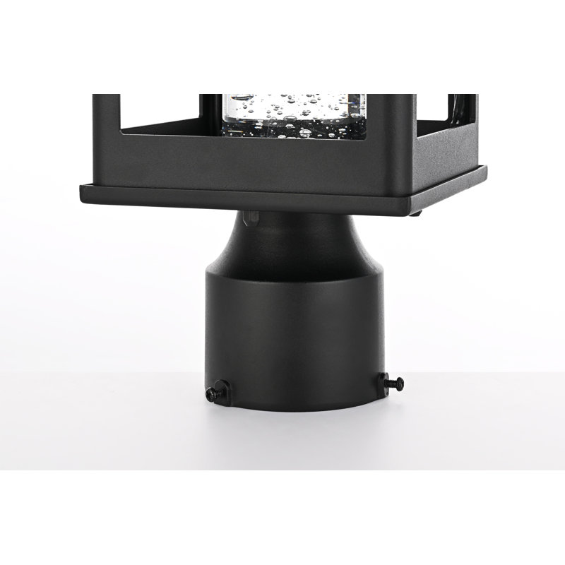 Olyssa 18 inch LED Outdoor Post light in Black