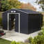 Rowlinson Trentvale Metal Apex Shed with Assembly-109248296-121674900
