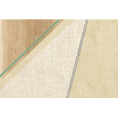 Gold Dipped Geo - Wrapped Canvas Painting