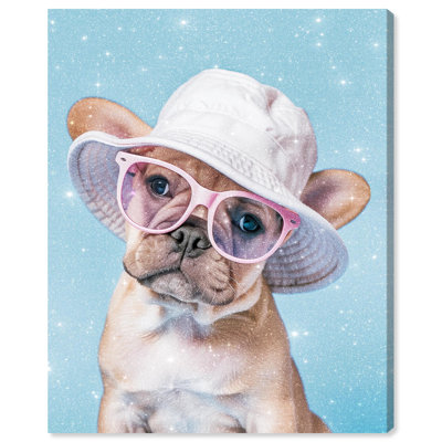 «Bucket Hat Frenchie» par Art Remedy