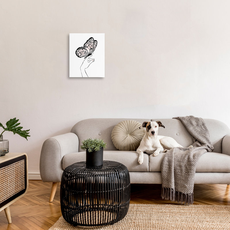 «Minimal Hand & Butterfly» par Martina Pavlova, H 20 po x l 16 po