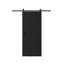 36inx84in. Fully Assembled Laminated Black MDF Modern Sliding Barn Door With Hardware Kit