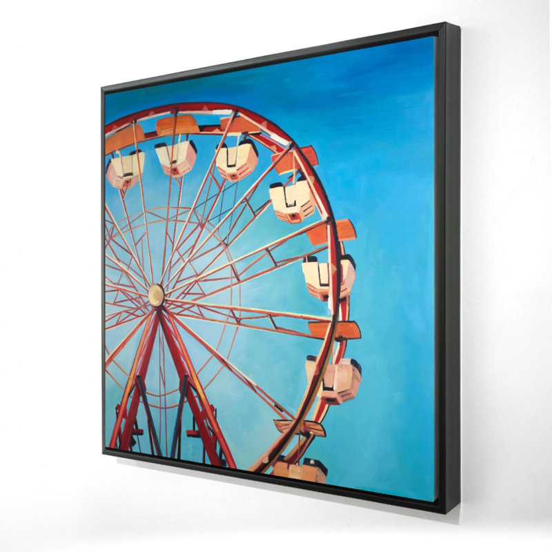 Grande roue par une belle journée - Toile encadrée Home Decor, H 37,25 po x l 37,25 po