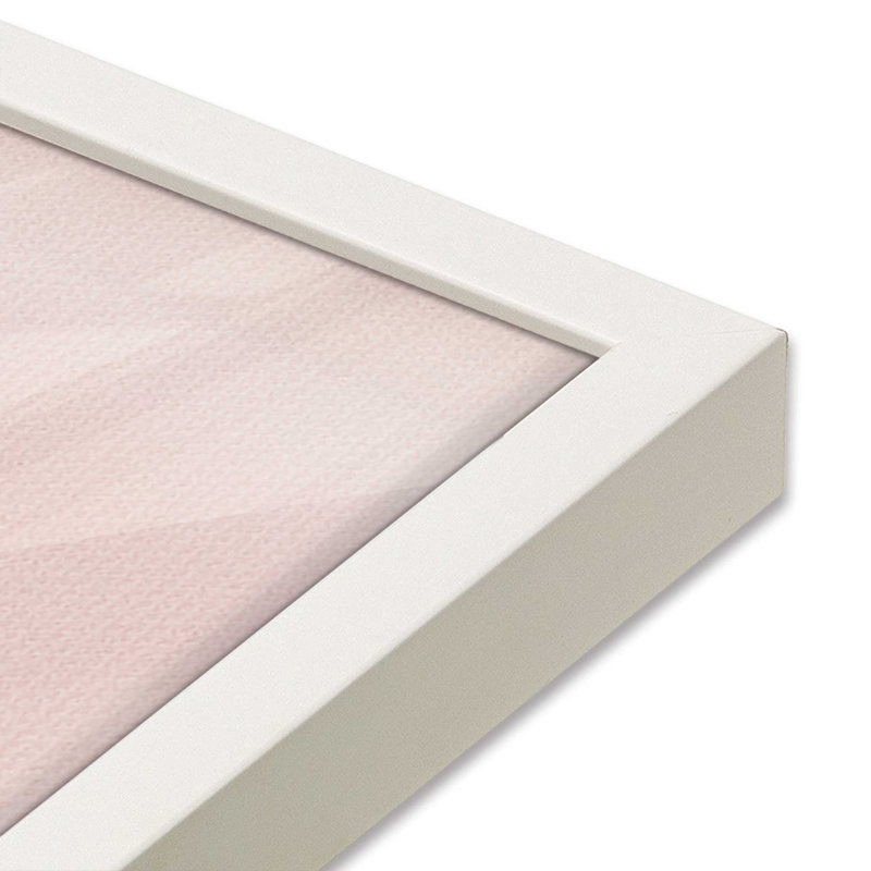 «Peach Tranquility I», reproduction, H 25 po x l 19 po, Cadre opaque blanc