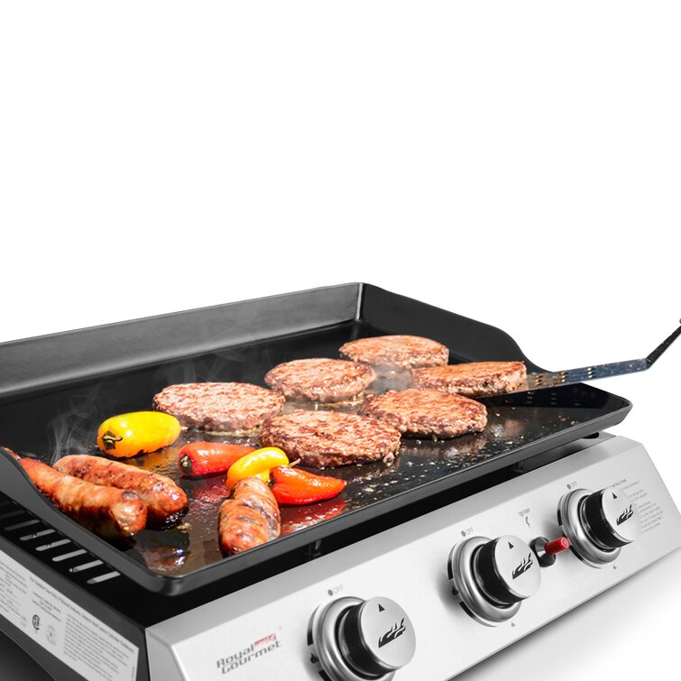 Royal Gourmet Pd1300 Portable 3-Burner Propane GAS Grill Griddle