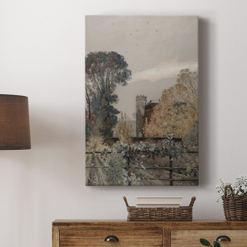 Paysage rétro CXLIX - galerie Cavas, H 18 po x l 12 po