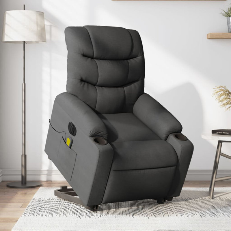 Tissu de fauteuil inclinable de massage Latitude Run®, Polyester vert foncé, Power