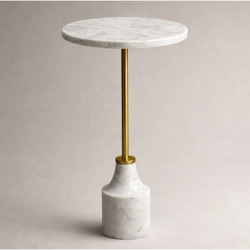 Marble Top End Table