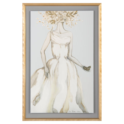 Golden Femme I Painting by Zana Brown