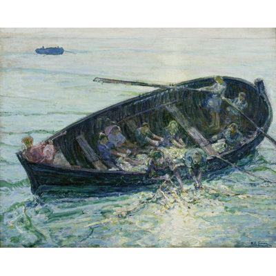 "The Miraculous Haul of Fishes" by  Henry Ossawa Tanner - Gallery Wrap Canvas Wall Art