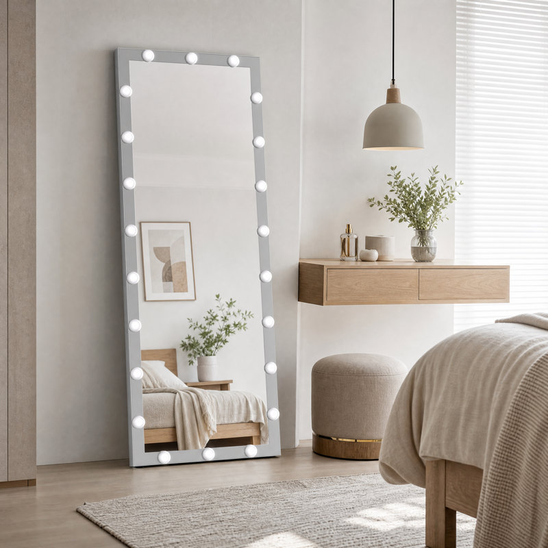 Miroir de salle de bain 63 "x 24" Hollywood, Silver