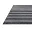 Tapis noir / gris en polyester tissé à la main Charlie-96812927
