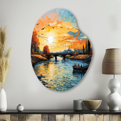 Gaven - art mural asymétrique en forme de poire Vangogh
