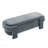 Contemporary Oval Storage Ottoman Bench for Living Room & Bedroom - Gray-1268296663