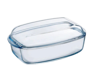 PyrexÂ® 4 in 1 Collection Rectangular Casserole Base + Lid Glass