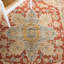 Oriental Hand-Knotted Wool Rust / Beige Area Rug-1879756175