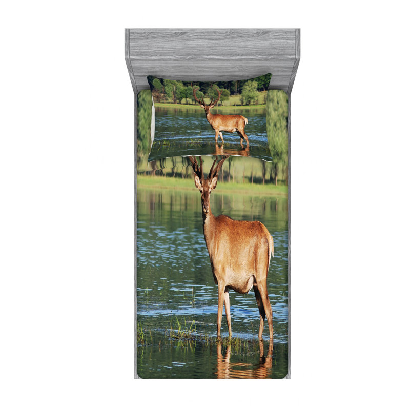Microfiber Sheet Set, Twin Sheet Set with Fitted Sheet