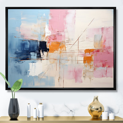 Patchwork abstrait IV sur toile