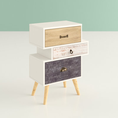 Arinna 3 Drawer Bedside Table