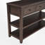 Console avec étagères ouvertes et tiroirs, dosseret de rangement en bois massif et MDF-450073160-451570759-535346411