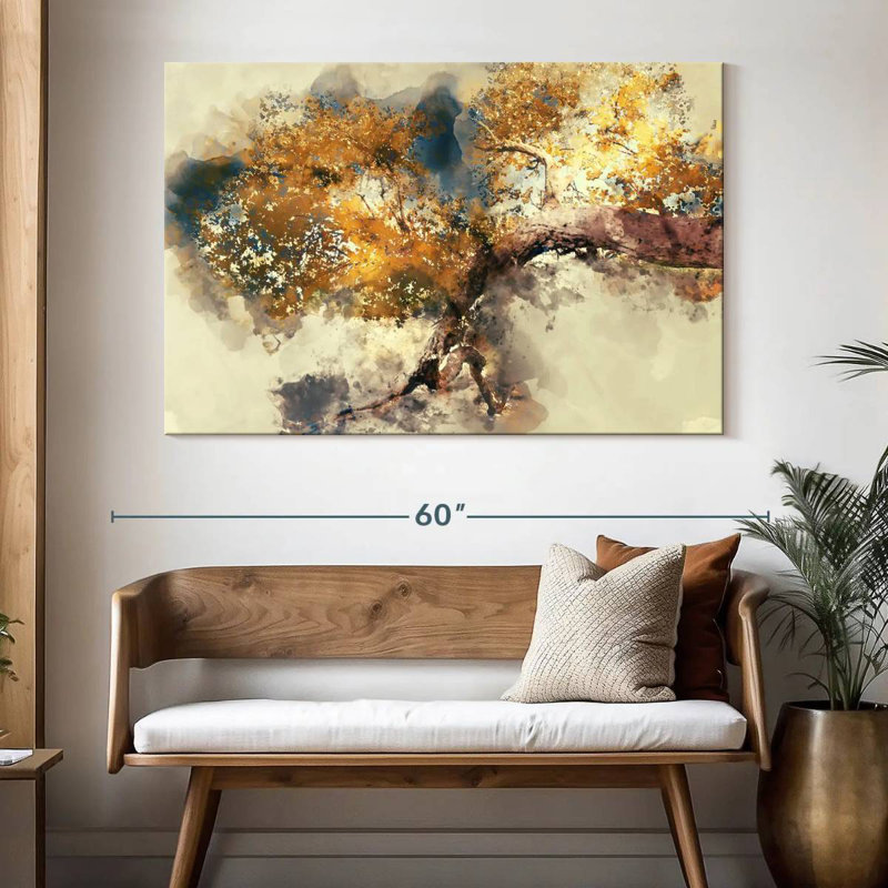 Harnek Autumn Tree, 34" H x 51" W