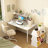 12-Shelf Bookshelf With White Finish