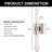 Stainless Steel LED Armed Sconce-101753449