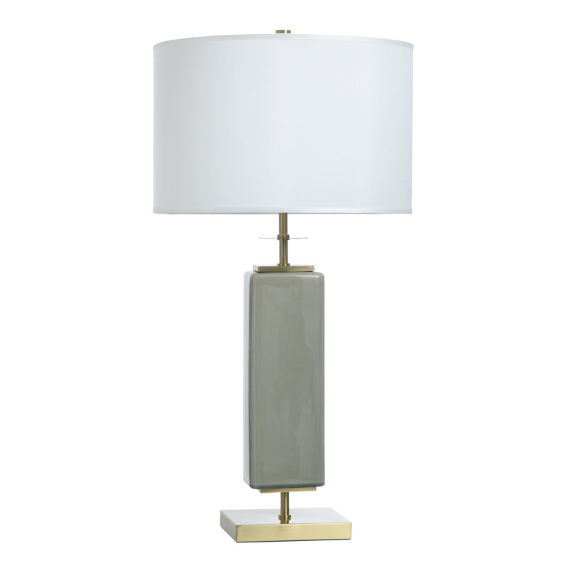 Dann Foley Table Lamp, Olive Green
