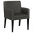 Asfiya 5-piece Rectangular Dining Table Set Black-1399477262