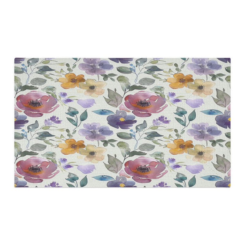 Tapis tressé Blossom Burst, Rectangulaire 3 pi x 5 pi