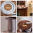 Nut-Brown Modern Solid wood Rotating Bookshelf