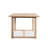 70.8" Solid Wood Outdoor Dining Table
