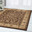 Tapis brun / ivoire Cokeley-1326766806