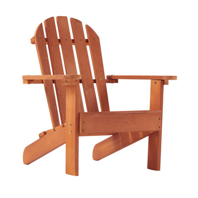 Natural Cedar Kid's Adirondack Chair - Indoor/Outdoor Patio Lounge Chair