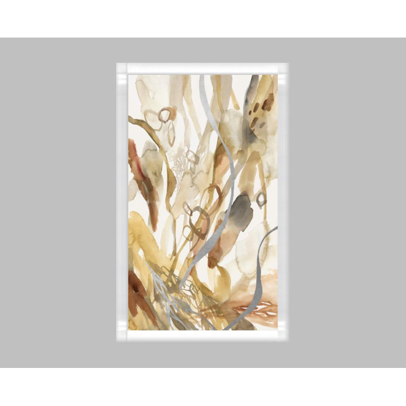 «A Quivering Sound I» par Jean Kenna - peinture sur toile, H 39 po x l 24 po, Couche de verre