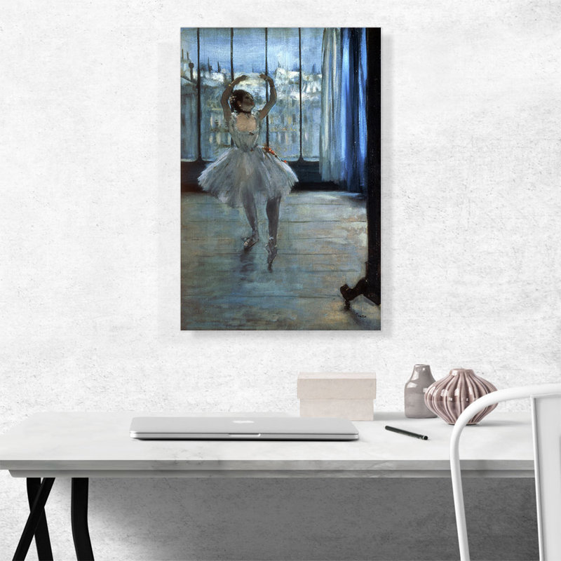 Danseuse devant une fenêtre - 1877 - impression, H 26 po x l 18 po x 1,5 po