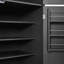 Armoire avec 2 prises de courant, tablettes réglables et tablettes de porte-797940672