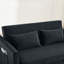 Causeuse-lit en velours avec lit escamotable Rubinder-620816402
