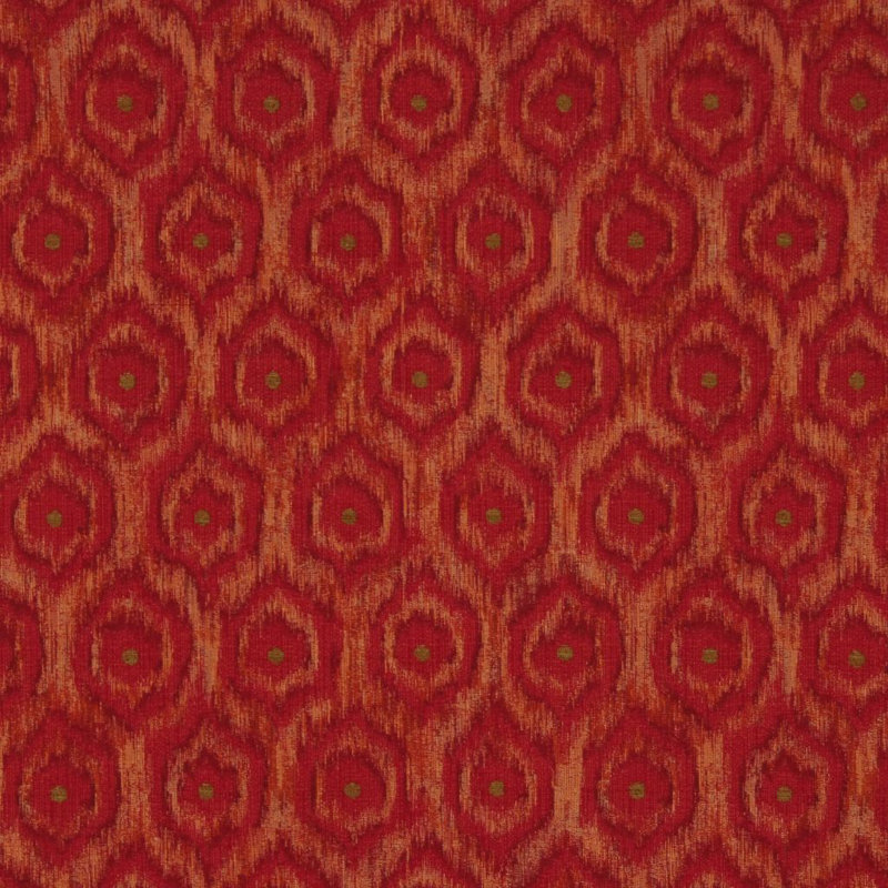 Allure Ikat Fabric, Red