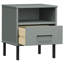Panzino 40cm W Metal Bedside Table-267523206