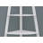 Hewitt Triangular Laminate Bookcase with Space Saving Contemporary Etagere for Office, Bedroom Corner Spaces-268748685-390916080