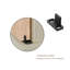 Ensemble de quincaillerie de porte de grange double standard j shape-48192277