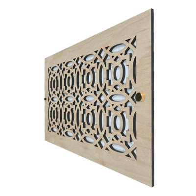Stellar Air Wall And Ceiling Registers With Brass Screws - 8x16 (Duct Opening) 10x18 Overall Size -Moroccan