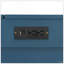 Grand lit escamotable mural avec tiroir et un ensemble de prises et de ports USB, bleu marine-1765528664