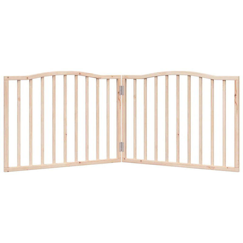 Tetlin Solid Wood Dog House Door, 60cm H x 160cm W x 2cm D, Beige