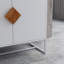 Buffet robuste en bois massif à 2 portes pour le rangement-576037302
